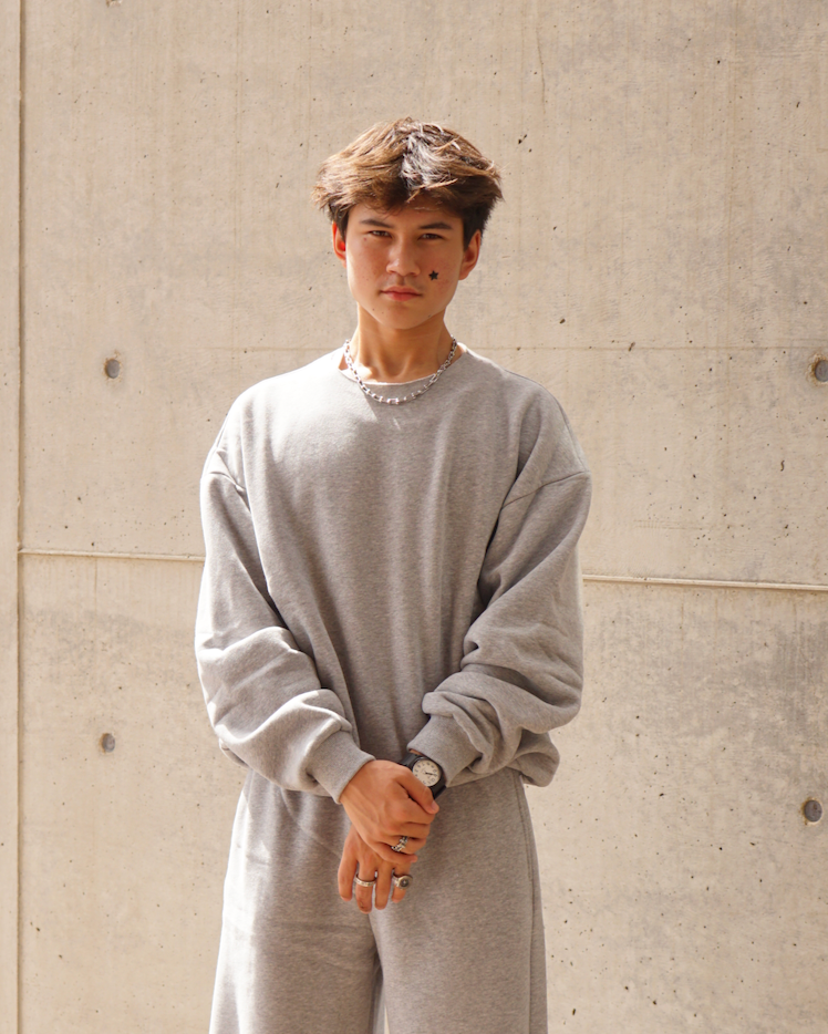 Cozy Cowboy Crewneck Sweatshirt - Gray
