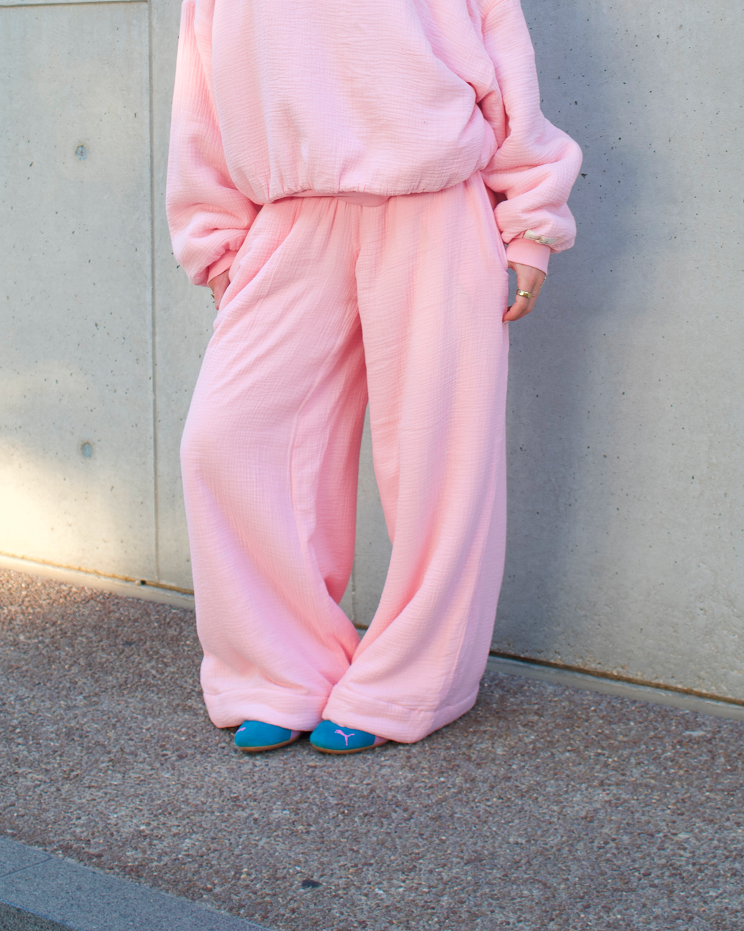 Homebody Blanket Pants - Low Rise - Pink