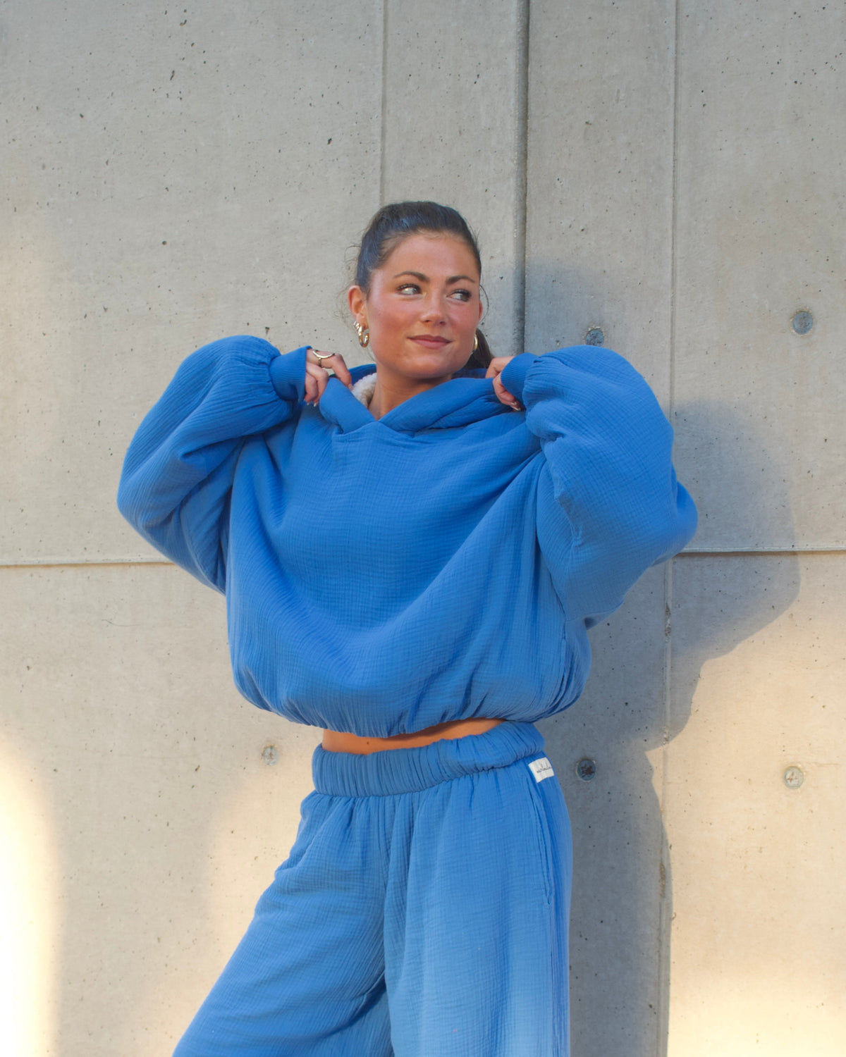 Homebody Blanket Hoodie - Blue
