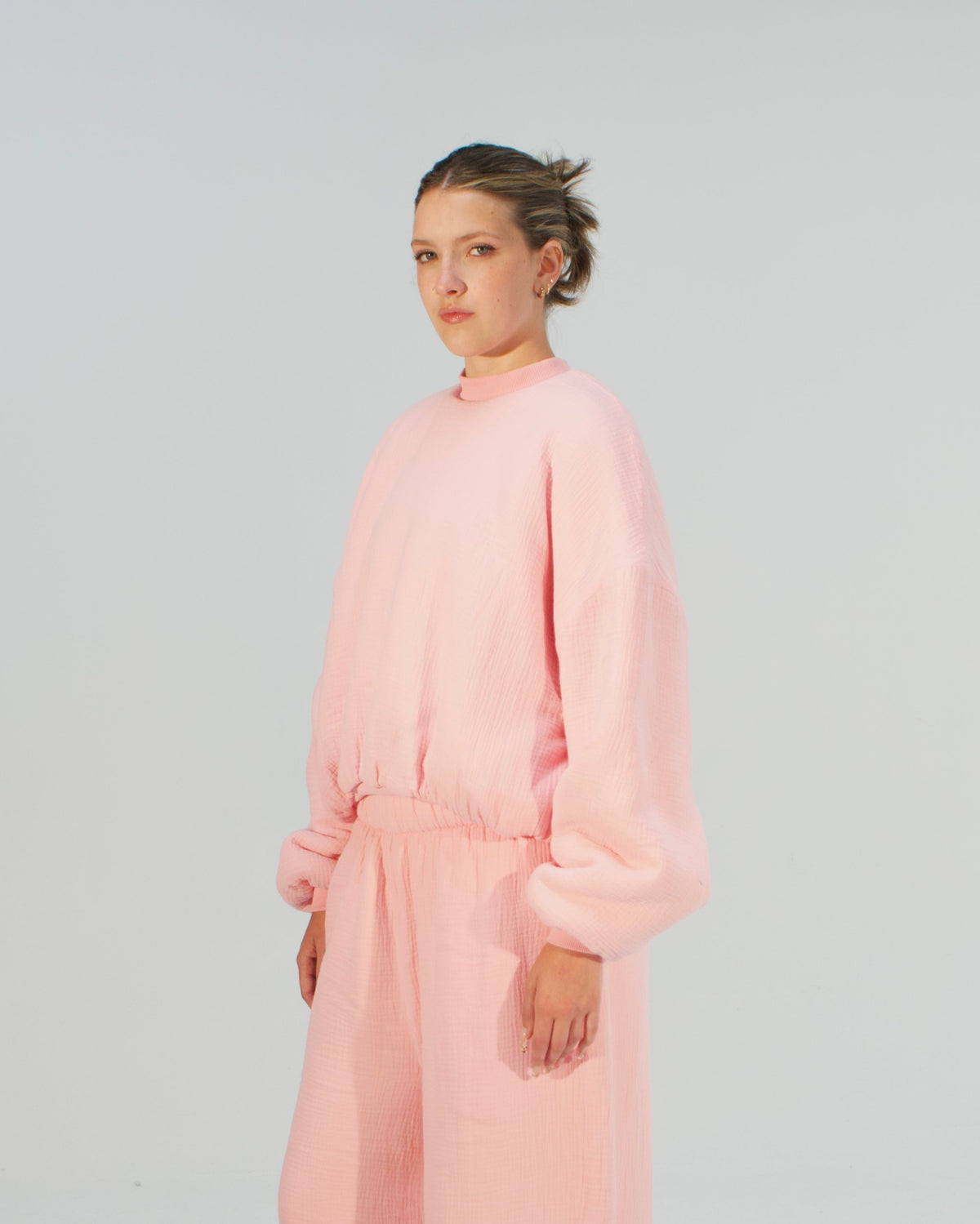 Homebody Blanket Crewneck - Pink