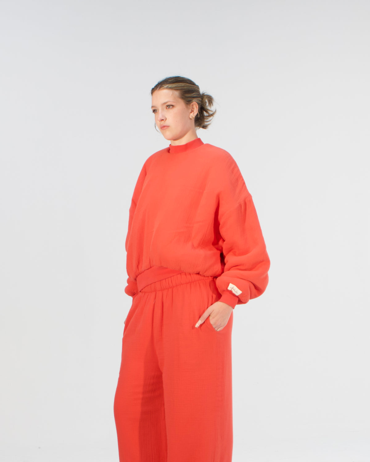Homebody Blanket Crewneck - Orange