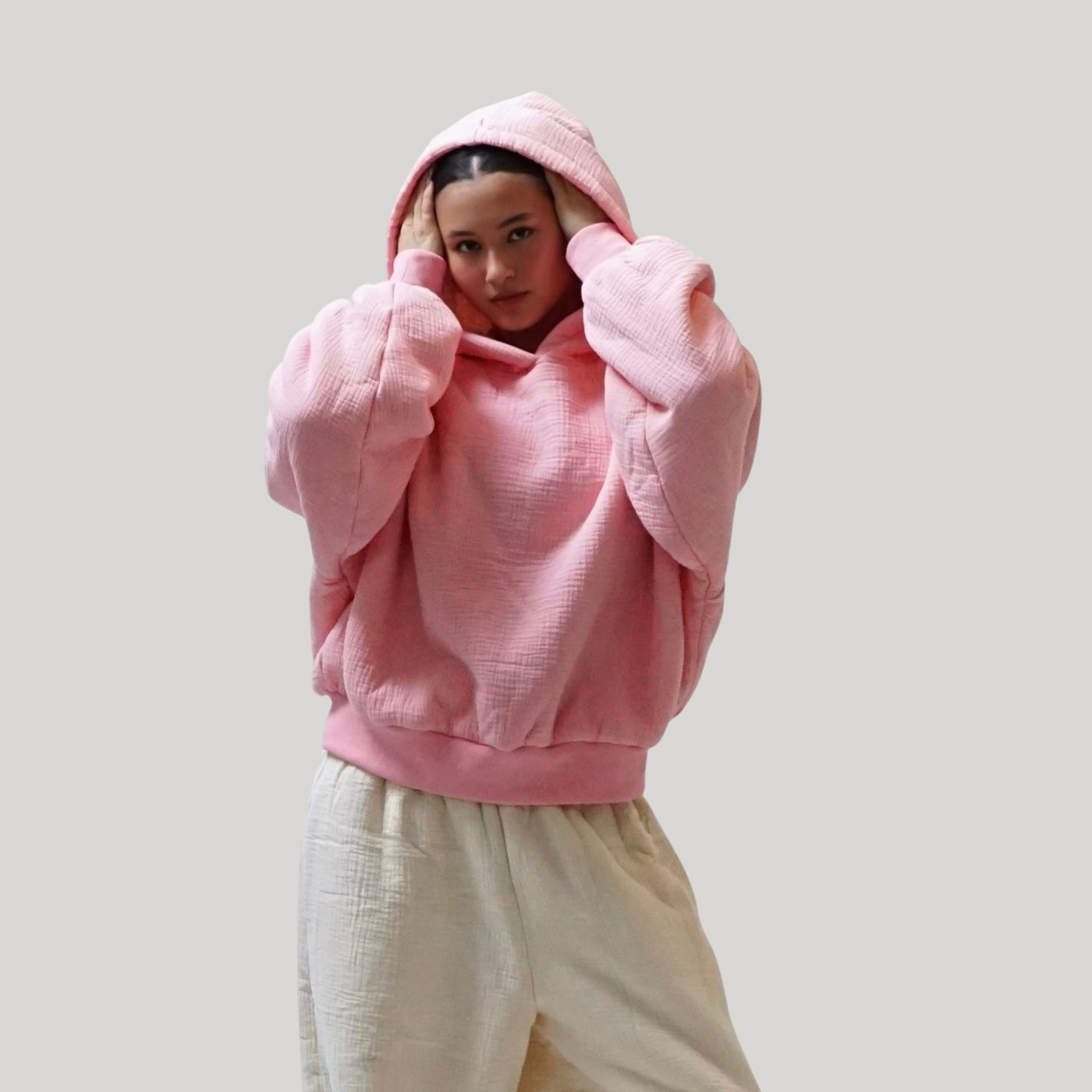 Blanket Hoodie in Pink