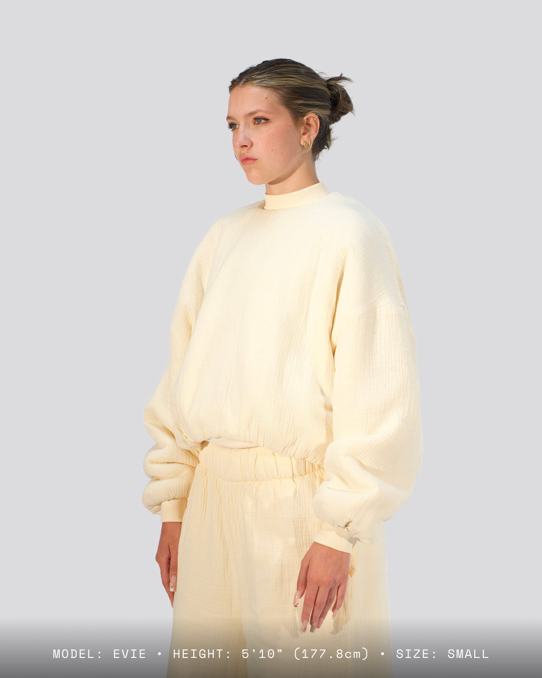 Homebody Blanket Crewneck - Beige