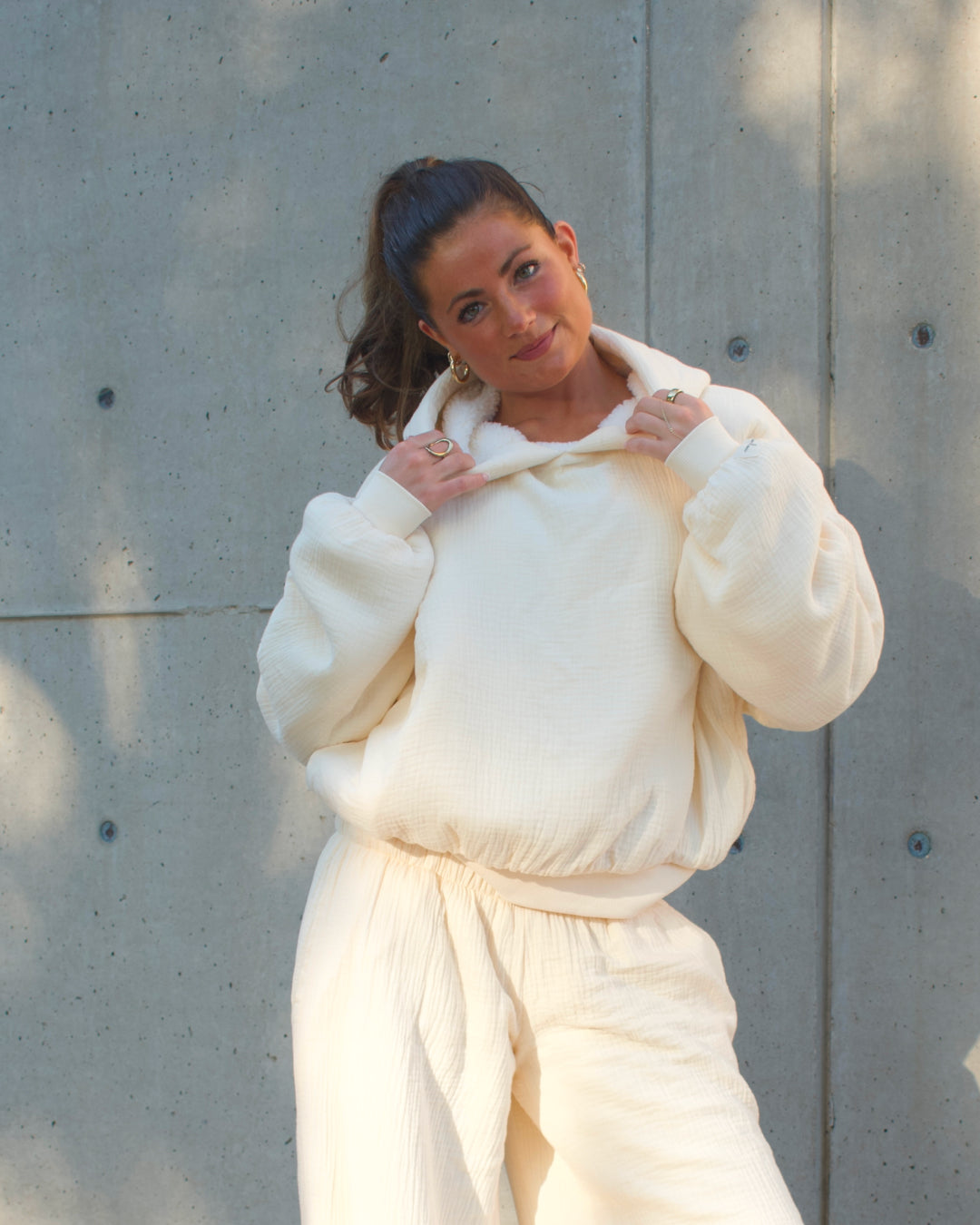 Homebody Blanket Hoodie - Beige