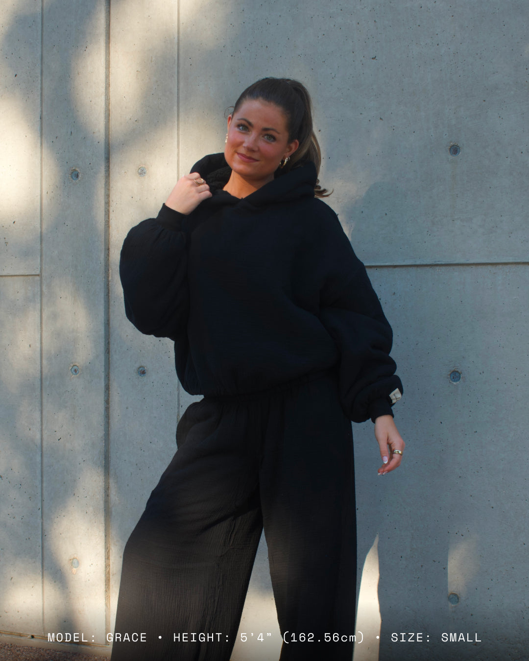 Homebody Blanket Hoodie - Black