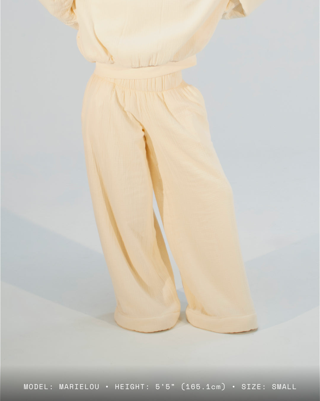 Homebody Blanket Pants - Low Rise - Beige