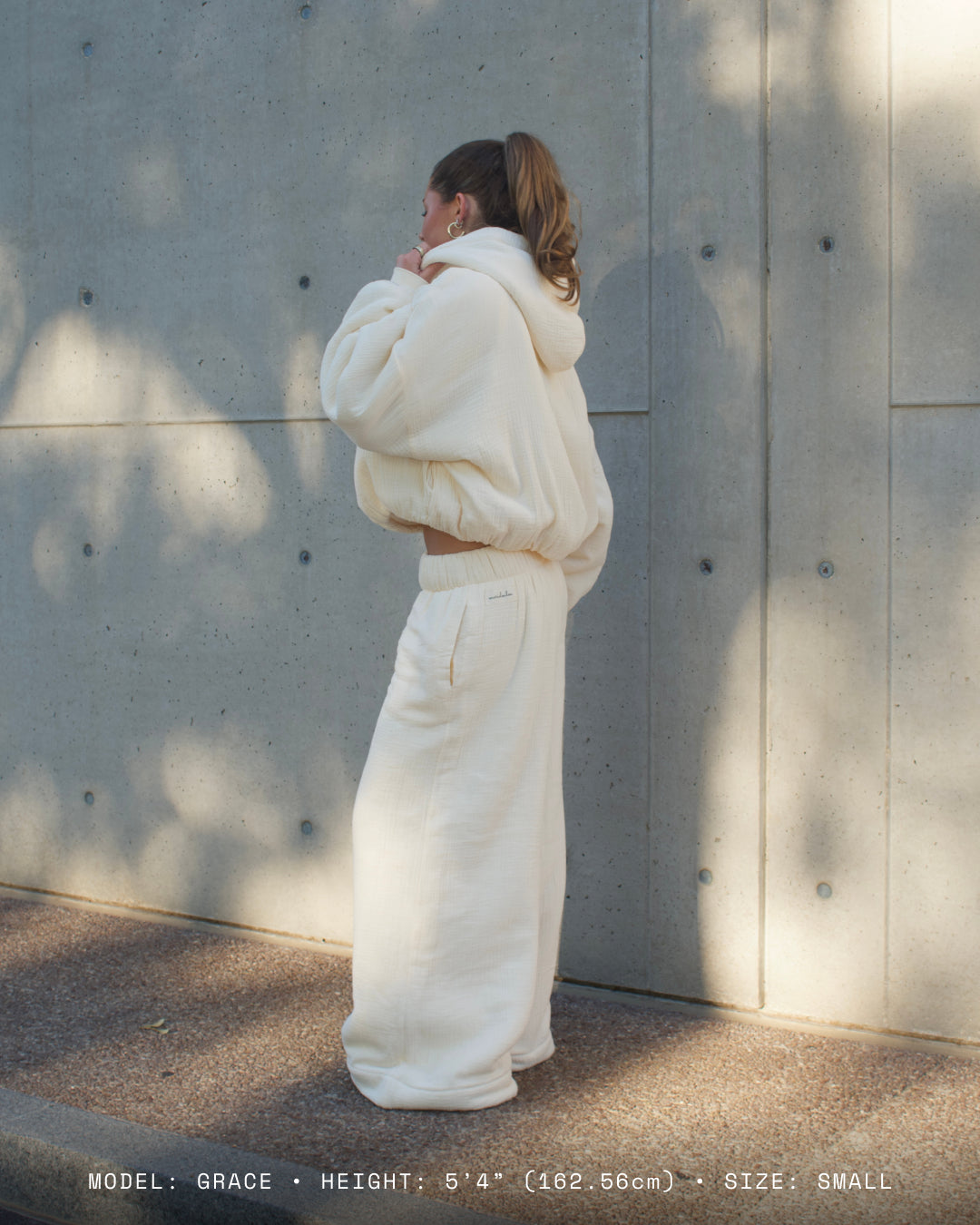 Homebody Blanket Pants - Low Rise - Beige
